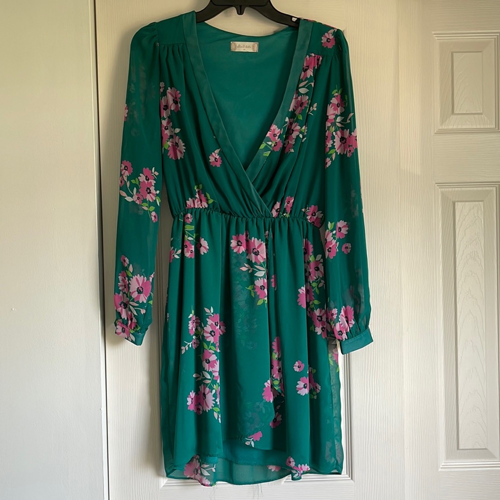 Floral chiffon dress